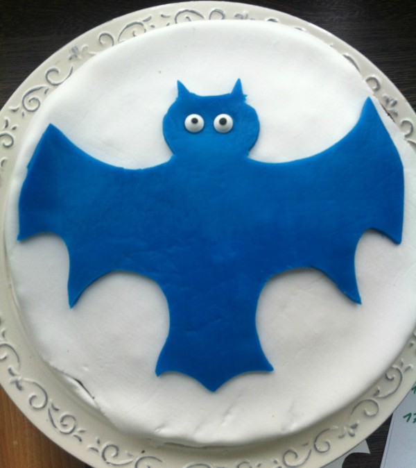 Fledermauskuchen zu Halloween