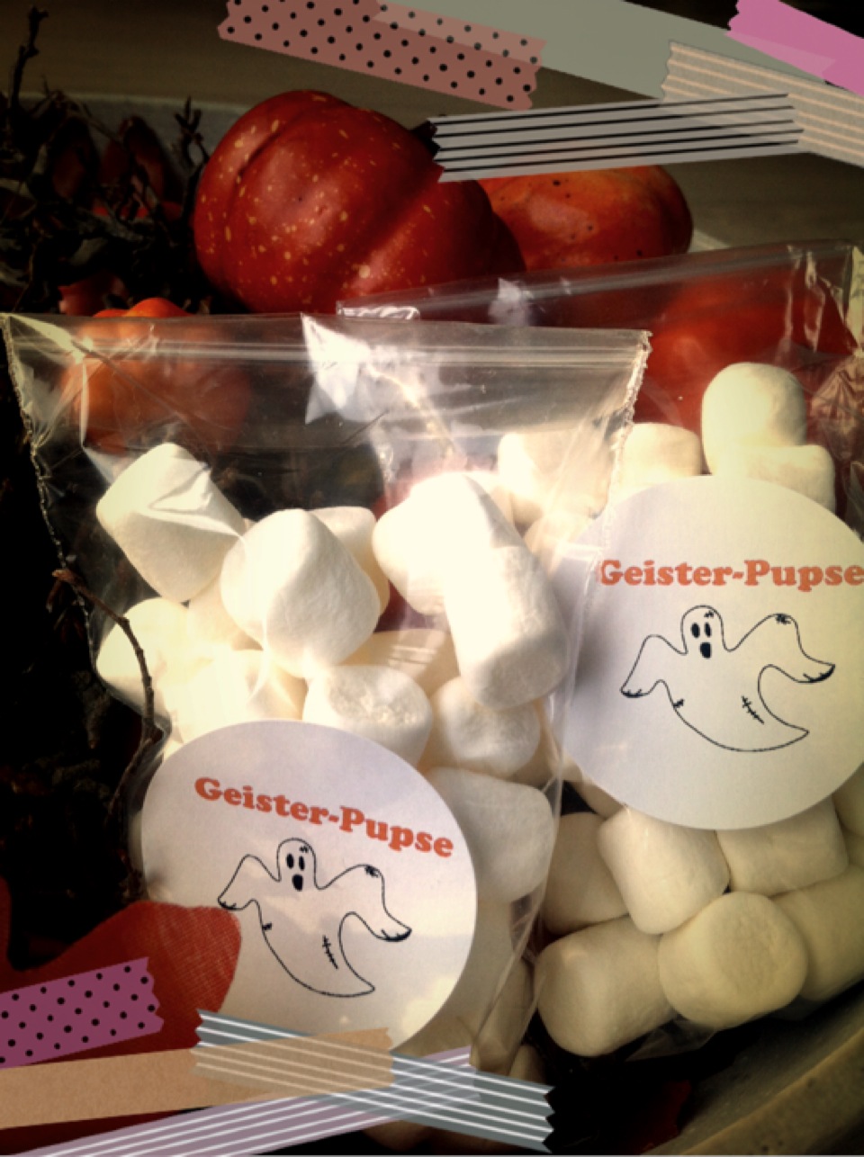 Geister-Pupse zu Halloween