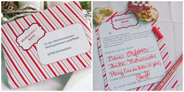 Freebie: Wunschzettel an den Weihnachtsmann