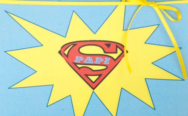 Lieber Super-Papi, Du bist mein Held: ein DIY Vatertags-Geschenk