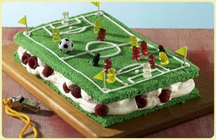 Collage kicker-kuchen