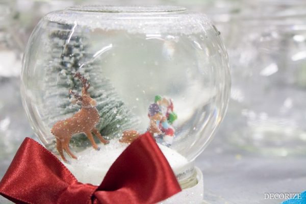 DIY Schneekugel mit SchrittfürSchritt Anleitung