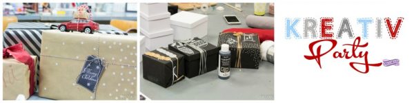 We wrapped it - auf der Kreativ-Party für Geschenkverpackungen