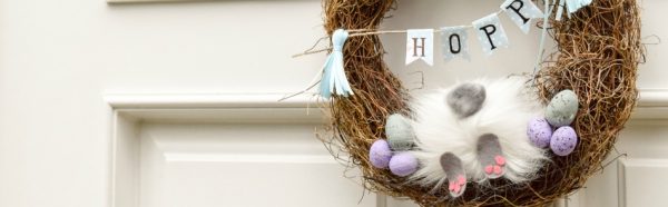 Ein Hopps durchs Rund - Unser Osterhasen-Popo-Türkranz