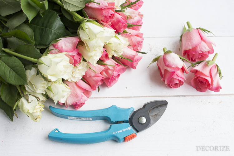 Decorize Frühling Blumen Tischdeko Buchstaben (5 von 19)