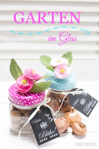 Pinterest Decorize Garten im Glas