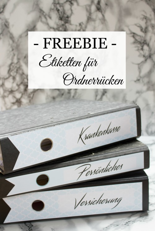 Freebie für Ordneretiketten