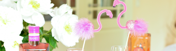 DIY: Flamingo-Stirsticks im MIAMÉE Slush + Gewinnspiel