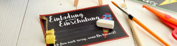 School is cool - Freebie: Einladung zur Einschulung