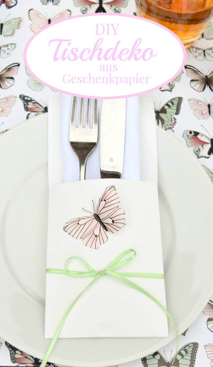 Tischdeko aus Geschenkpapier by Decorize