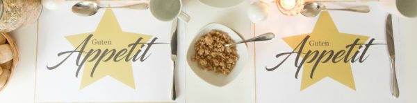 Bitte zu Tisch: Ein Weihnachtsfrühstück