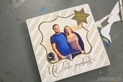 DIY Geschenkschachtel mit persönlichem Foto zu Weihnachten