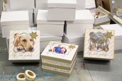 DIY Geschenkschachtel mit persönlichem Foto zu Weihnachten