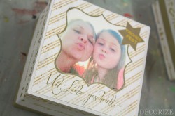 DIY Geschenkschachtel mit persönlichem Foto zu Weihnachten