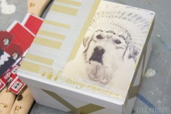 DIY Geschenkschachtel mit persönlichem Foto zu Weihnachten