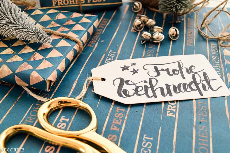 Freebie Geschenkpapier in Petrol by Decorize