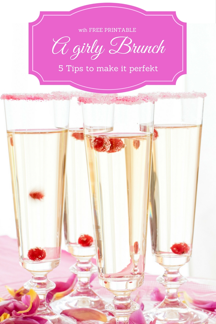 A girly Brunch - 5 tips to make it perfect