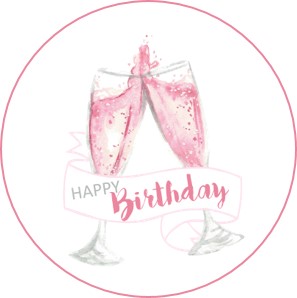 Candybar Labels Happy Birthday
