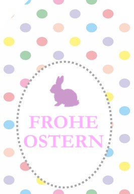 Label Frohe Ostern