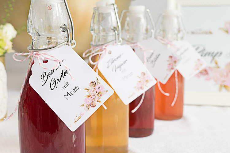 Hochzeit Dekoration Prosecco-Bar