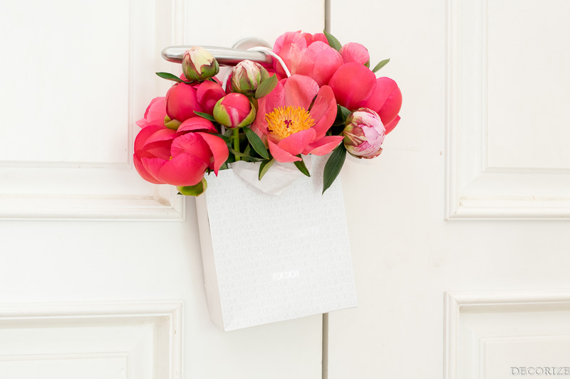 Eine Tüte voller Blumen zum Muttertag - DIY Bouquet
