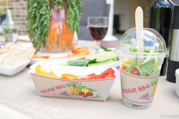 Veggielicious - zwei Printables fürs Veggie BBQ