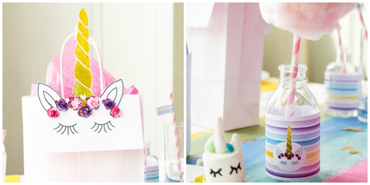 Kindergeburtstag Partystyling Einhorn Deko-coll