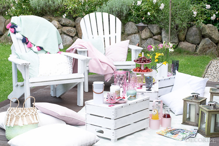 Summer Must-Haves Outdoor Sommer Terrasse-