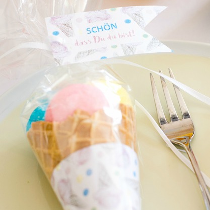 Eiscreme-Party - Eistüte statt Schultüte