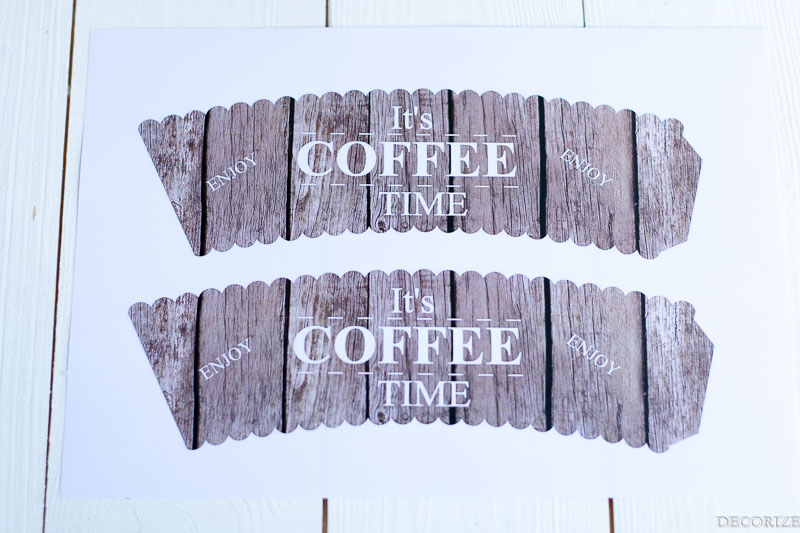 Coffee Wrapper – It`s Coffee Time