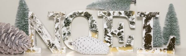 Weihnachtliche DIY Buchstaben