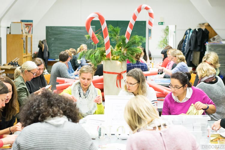 Türdeko Weihnachten giant Candy Cane riesen Zuckerstange