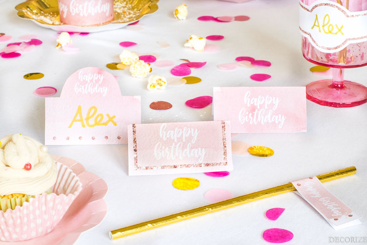 Printable Happy Birthday Roségold-6