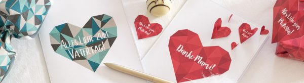 Danke Mami & Papi - Printables zum Muttertag und Vatertag