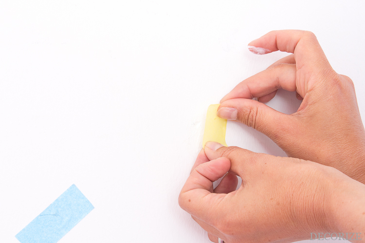 DIY Konfetti Wand tesa malerband by Decorize