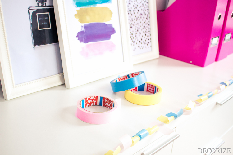 DIY Konfetti Wand tesa malerband by Decorize