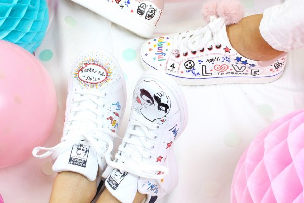 Graffiti & Pailetten - DIY Fashion-Sneakers Graffiti & Pailetten - DIY Fashion-Sneakers
