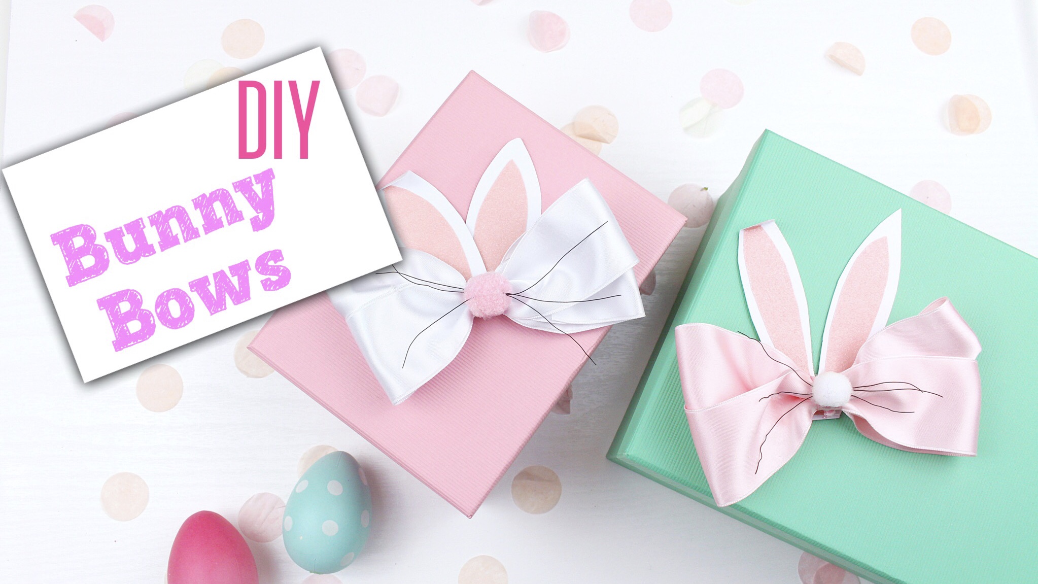 Free Download: Hasenohren-Vorlage für Bunny Bow