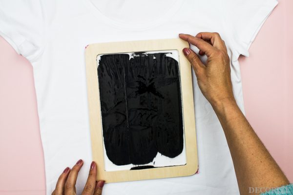 DIY Sommer-Shirts selbermachen mit Siebdruck für Zuhause