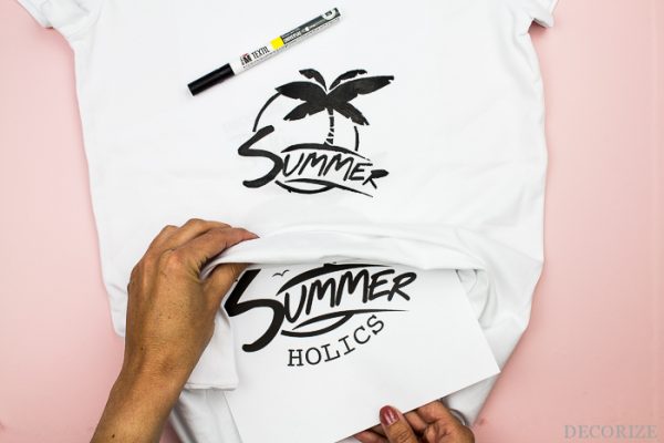 DIY Sommer-Shirts selbermachen mit Siebdruck für Zuhause