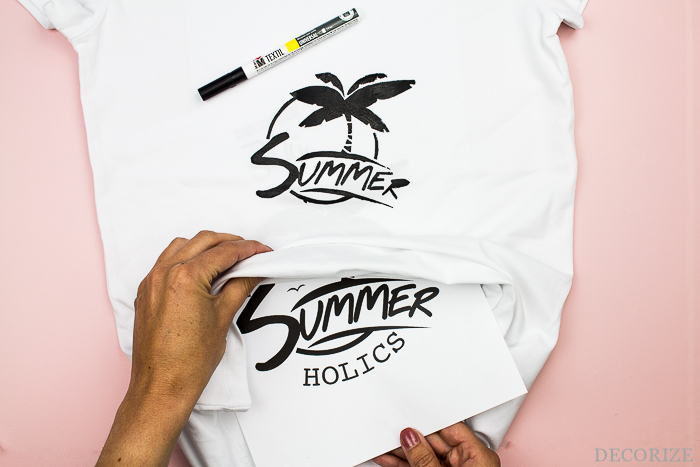 DIY Sommer-Shirts selbermachen mit Siebdruck für Zuhause - Decorize