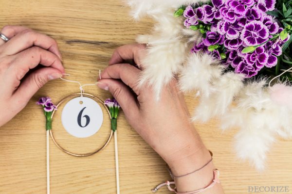 Pink Kisses - blumige Tischdeko-DIYs für deine Hochzeit