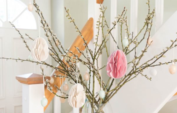 DIY Origami Waben-Osterei